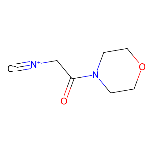 Morpholine, 4-(isocyanoacetyl)- structure