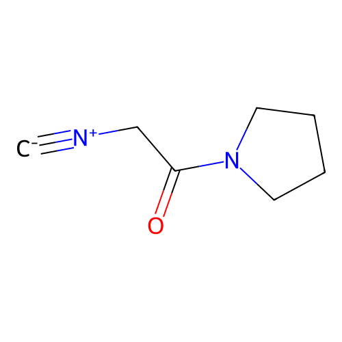 Pyrrolidine, 1-(isocyanoacetyl)- structure