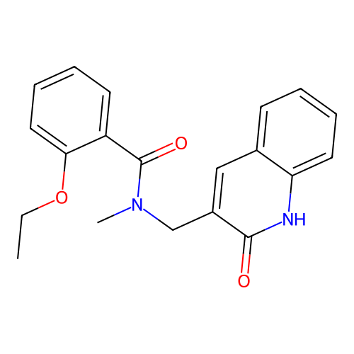 2-ethoxy-N-methyl-N-[(2-oxo-1,2-dihydroquinolin-3-yl)methyl]benzamide structure