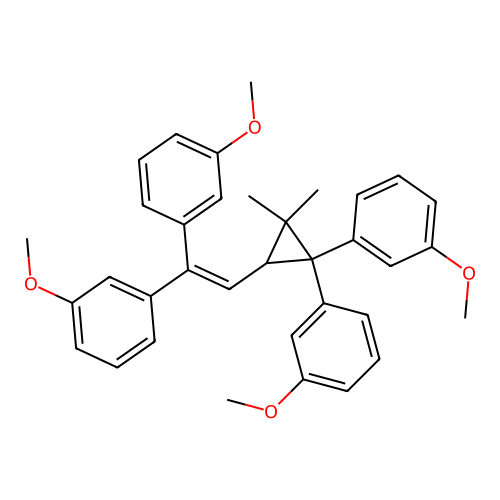 1,1'-[[2,2-Bis -3,3-dimethylcyclopropyl]ethenylidene]bis structure