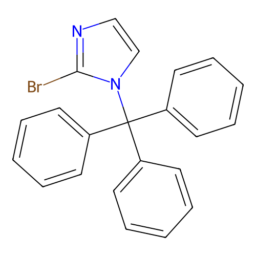 2-Bromo-1-trityl-1H-imidazole structure
