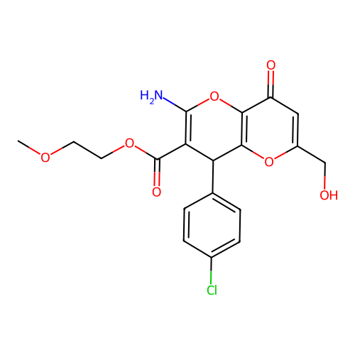 C19H18ClNO7 structure