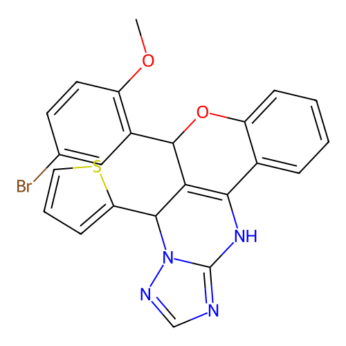 C23H17BrN4O2S structure