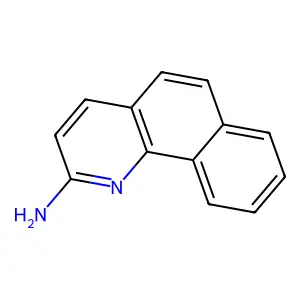 Benzo(h)quinoline, 2-amino- structure