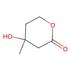 (+-)-Mevalonolactone structure