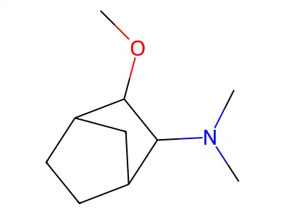 Bicyclo(2.2.1)heptan-2-amine, 3-methoxy-N,N-dimethyl-, (endo,endo)- structure