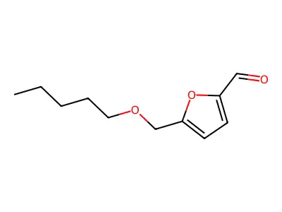 2-Furancarboxaldehyde, 5-[(pentyloxy)methyl]- structure