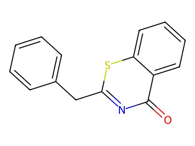 2-Benzylbenzo[e]1,3-thiazin-4-one structure