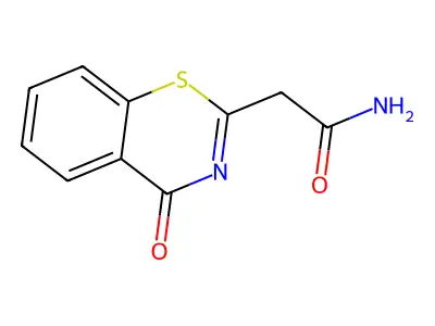 2-(4-oxo-4H-1,3-benzothiazin-2-yl)acetamide structure