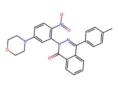 4-(4-Methylphenyl)-2-(5-morpholin-4-yl-2-nitrophenyl)phthalazin-1-one structure