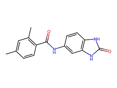 2,4-dimethyl-N-(2-oxo-2,3-dihydro-1H-benzimidazol-5-yl)benzamide structure