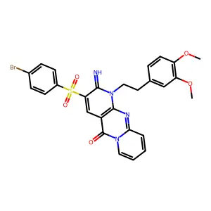C27H23BrN4O5S structure