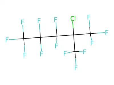 2-Chloro-2-(trifluoromethyl)perfluoropentane structure