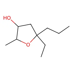 1,4-Anhydro-2,5-dideoxy-1-ethyl-1-propylpentitol structure