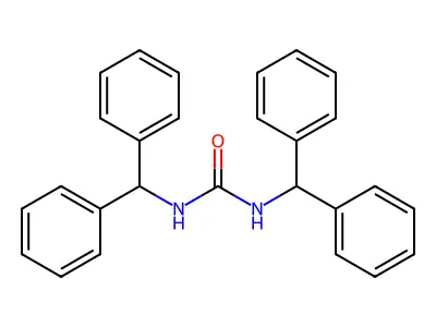 Urea, N,N'-bis(diphenylmethyl)- structure