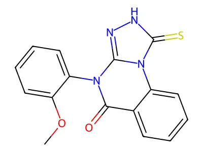 4-(2-methoxyphenyl)-1-sulfanyl-4H,5H-[1,2,4]triazolo[4,3-a]quinazolin-5-one structure
