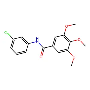 N-(3-Chlorophenyl)-3,4,5-trimethoxybenzamide structure
