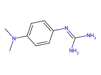 N-[4-(dimethylamino)phenyl]guanidine structure