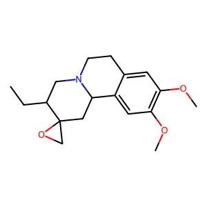 3-ethyl-9,10-dimethoxyspiro[1,3,4,6,7,11b-hexahydrobenzo[a]q structure