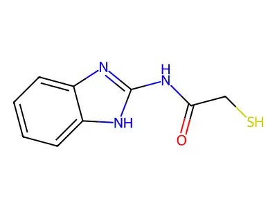 N-(1H-Benzo[D]imidazol-2-YL)-2-mercaptoacetamide structure