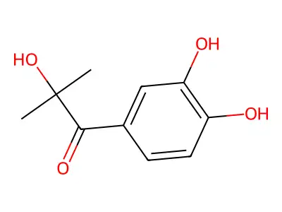 Propiophenone, 2-methyl-2,3',4'-trihydroxy- structure