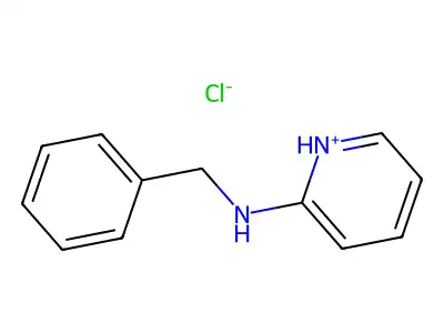 Pyridine, 2-benzylamino-, hydrochloride structure