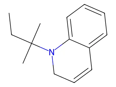 Quinoline, 1,2-dihydro-1-tert-valeryl- structure