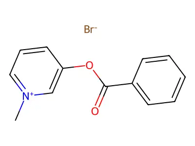 3-(Benzoyloxy)-1-methylpyridin-1-ium bromide structure