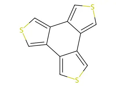 Benzo(1,2-c:3,4-c':5,6-c'')trithiophene structure