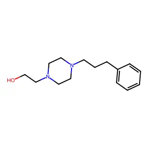 2-[4-(3-Phenylpropyl)piperazin-1-yl]ethanol structure