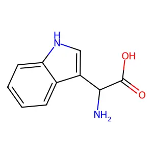 (S)-Amino-(1H-indol-3-YL)-acetic acid structure