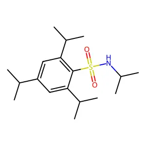 (Methylethyl){[2,4,6-tris(methylethyl)phenyl]sulfonyl}amine structure