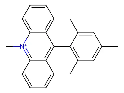 9-Mesityl-10-methylacridinium structure