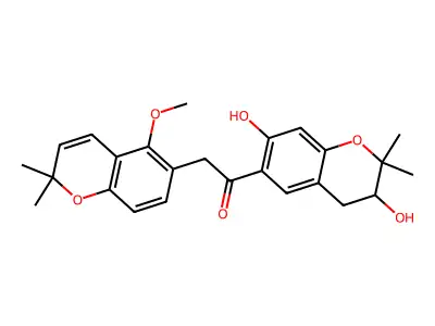 Dihydromunduletone structure