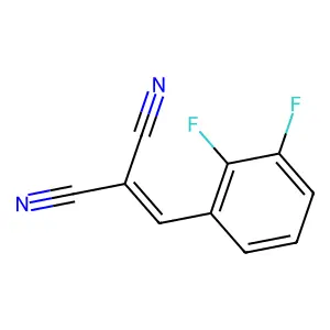 2-(2,3-Difluorobenzylidene)malononitrile structure