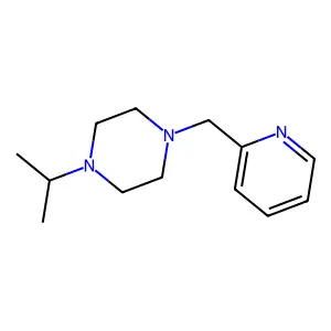 1-(Methylethyl)-4-(2-pyridylmethyl)piperazine structure