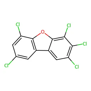 2,3,4,6,8-Pentachlorodibenzofuran structure