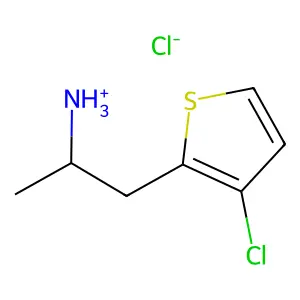 1-(3-Chlorothiophen-2-yl)propan-2-amine--hydrogen chloride (1/1) structure