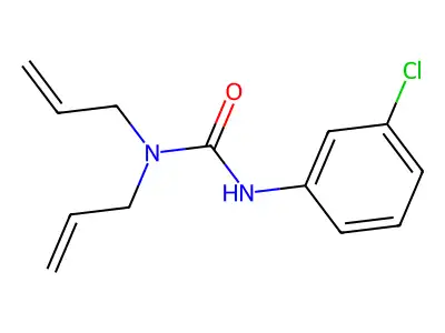 3-(3-Chlorophenyl)-1,1-bis(prop-2-enyl)urea structure