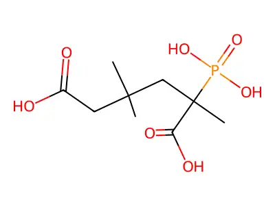 2,4,4-Trimethyl-2-phosphonoadipic acid structure