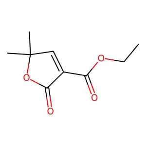 Ethyl 5,5-dimethyl-2-oxo-2,5-dihydrofuran-3-carboxylate structure