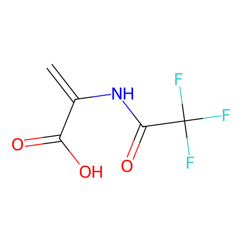 Propenoic acid, 2-trifluoroacetylamino- structure