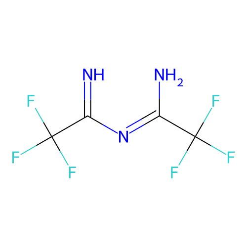 N-(Perfluoroacetimidoyl)perfluoroacetamidine structure