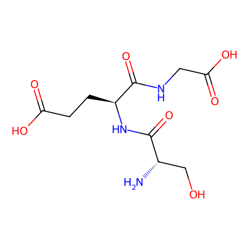H-Ser-Glu-Gly-OH structure