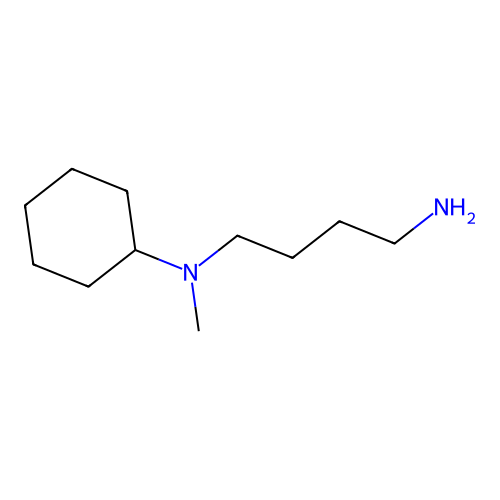 N1-cyclohexyl-N1-methyl-1,4-butanediamine structure