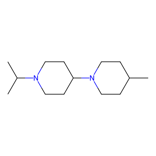 4-Methyl-1-(1-propan-2-ylpiperidin-4-yl)piperidine structure