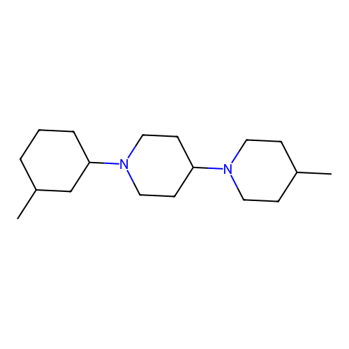 4-Methyl-1'-(3-methylcyclohexyl)-1,4'-bipiperidine structure