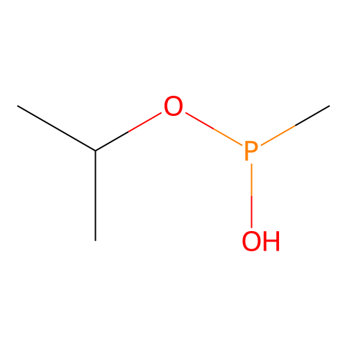 Isopropyl hydrogen methylphosphonite structure
