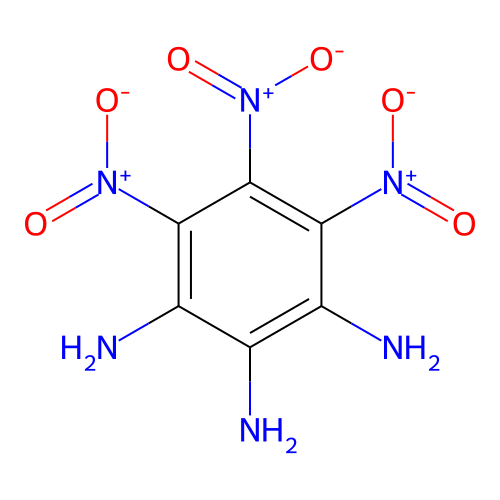 Ar,ar,ar-trinitrobenzenetriamine structure