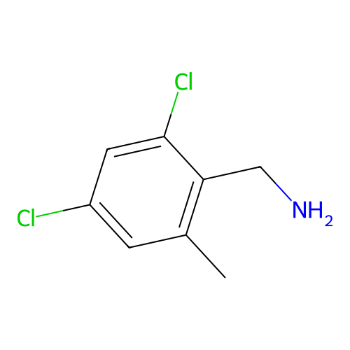 2,4-Dichloro-6-methylbenzylamine structure